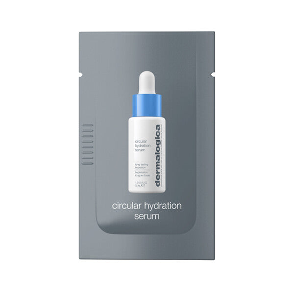 circular hydration serum sample