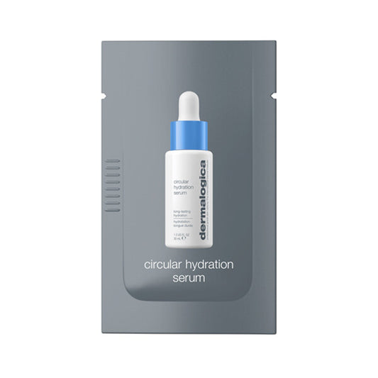 circular hydration serum sample